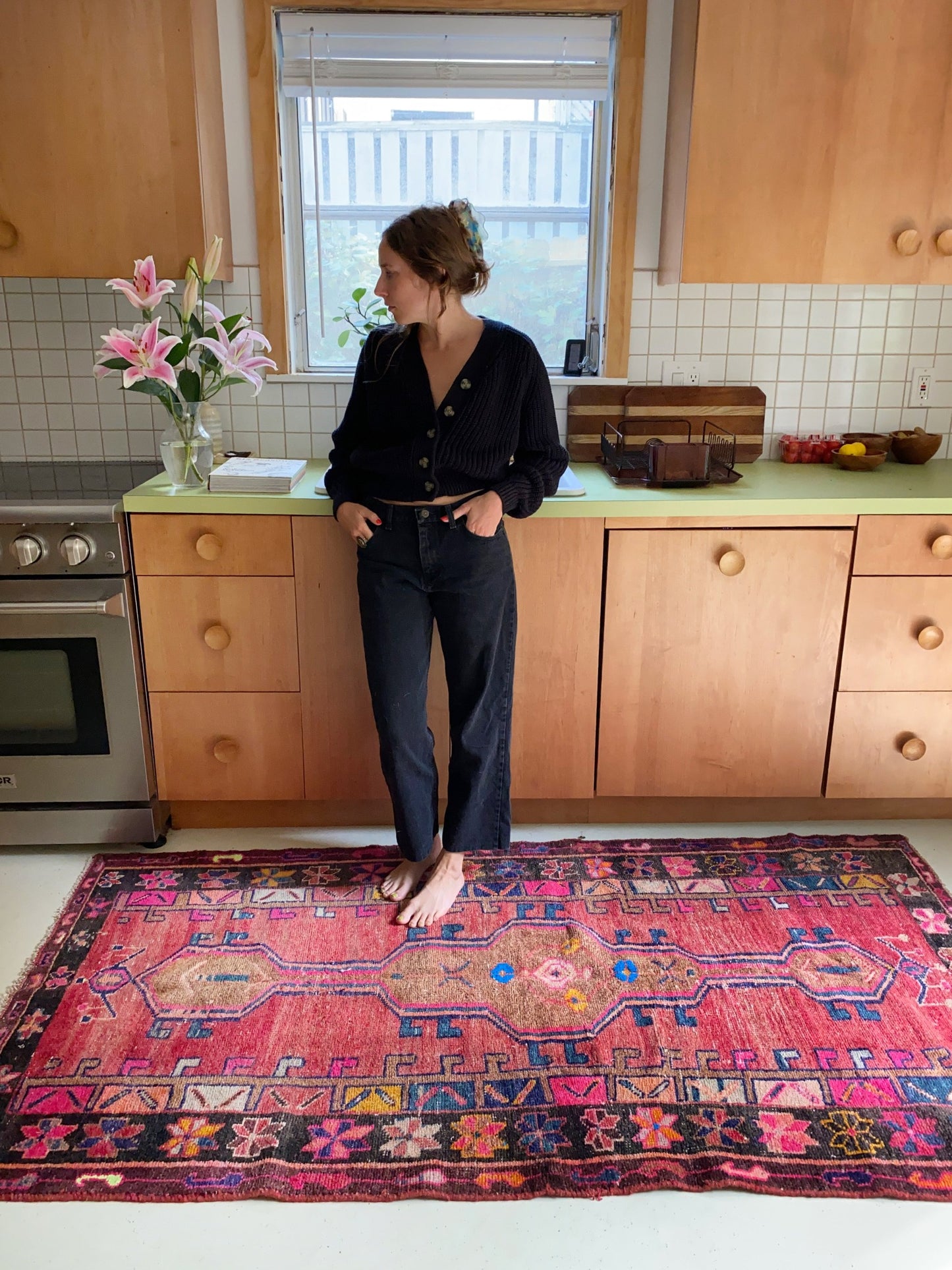Style Tabar Persian Rug in the Kitchen
