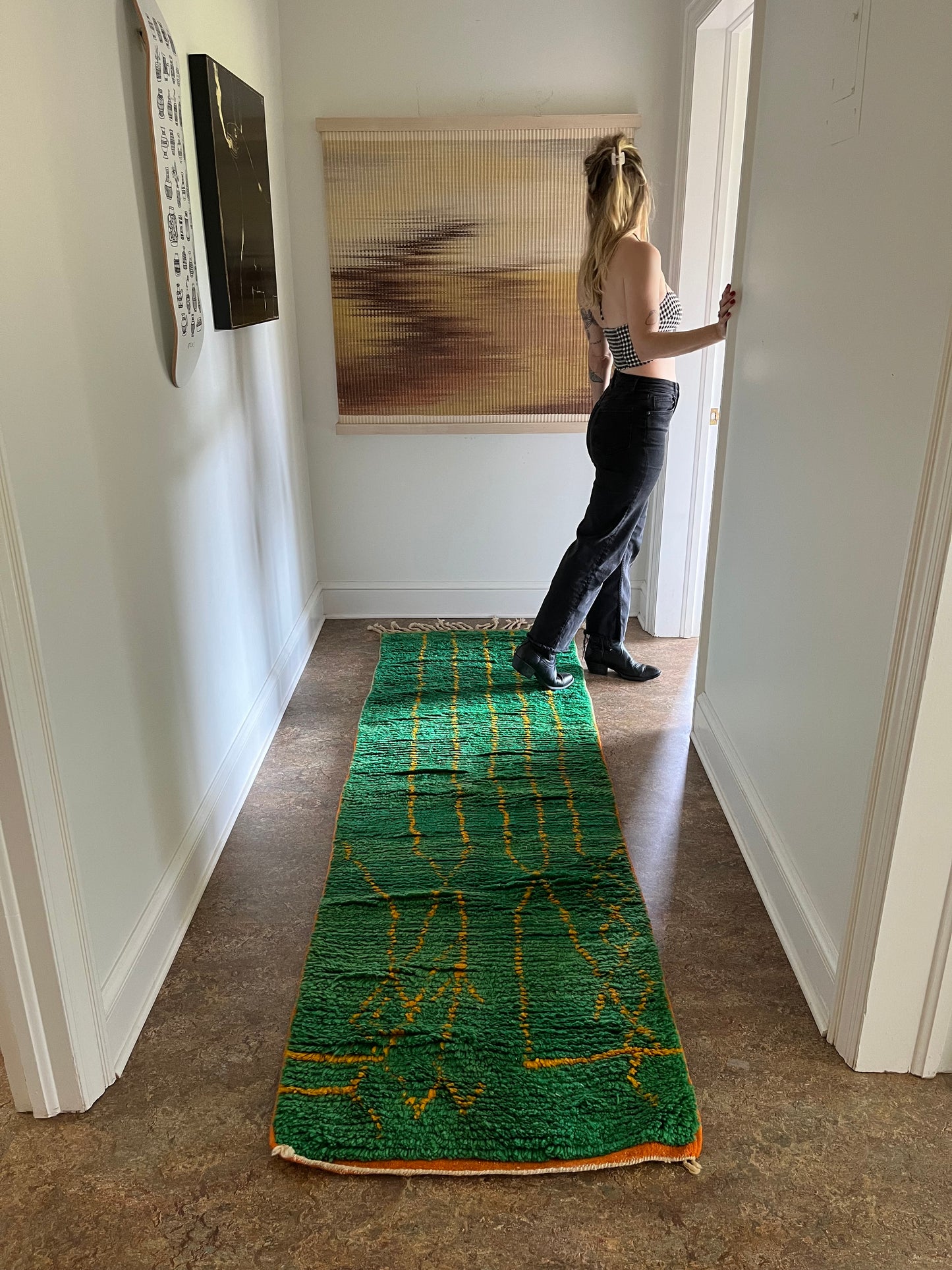 Alban Green Moroccan Runner