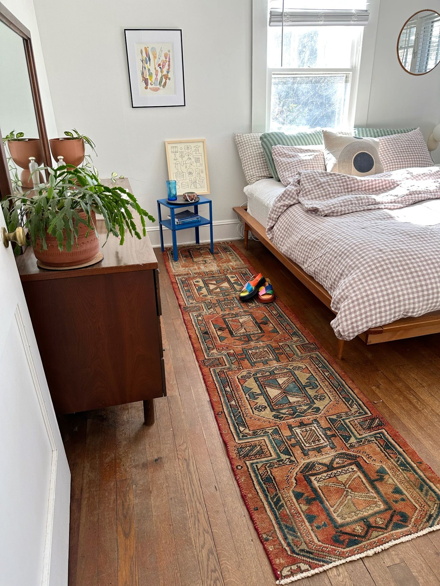 Style a Bedroom with a Vintage Runner Rug