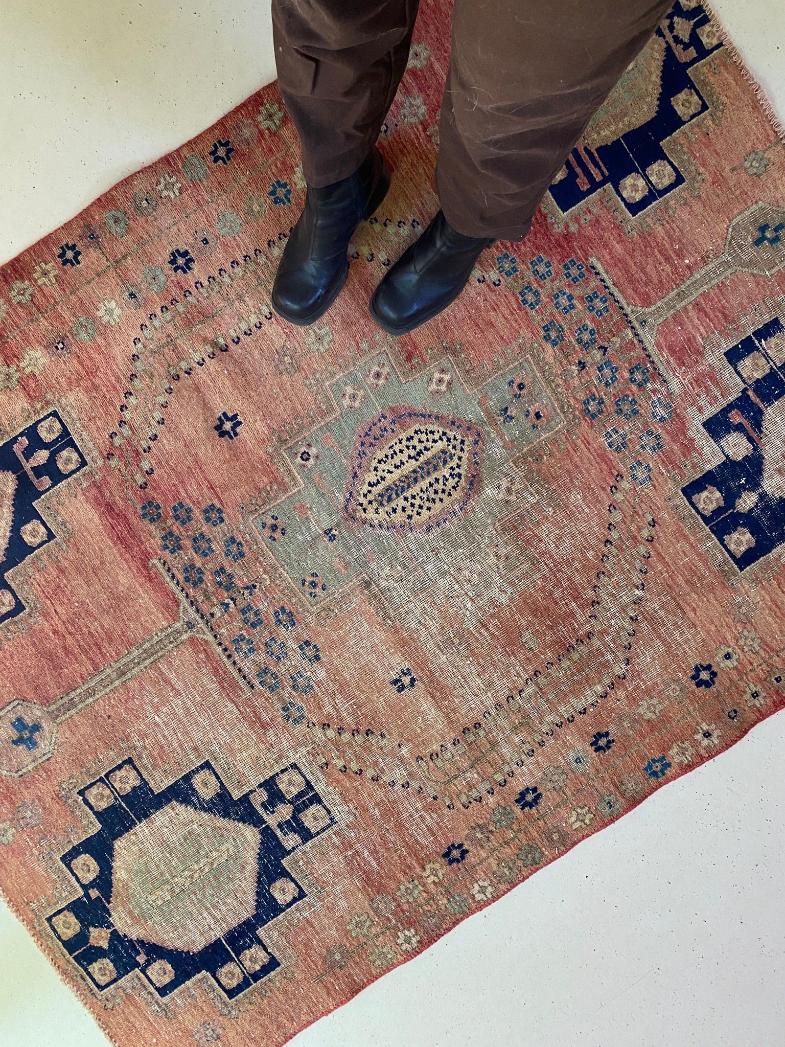A vintage Persian rug is great for high traffic areas, like hallways and kitchens