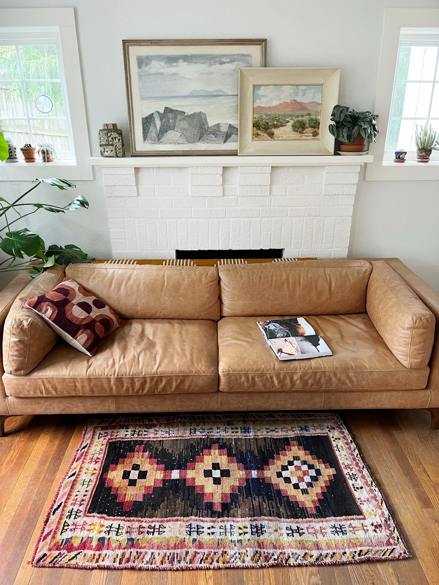 Enhance a Home with Vintage Brown Persian Rug