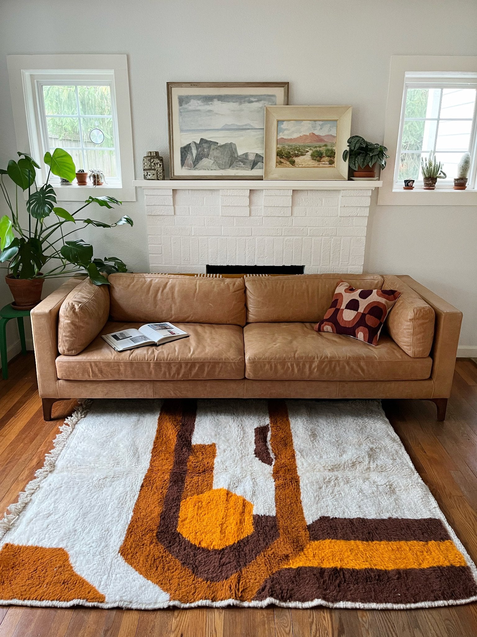 See Veda Modern Moroccan Rug Styled