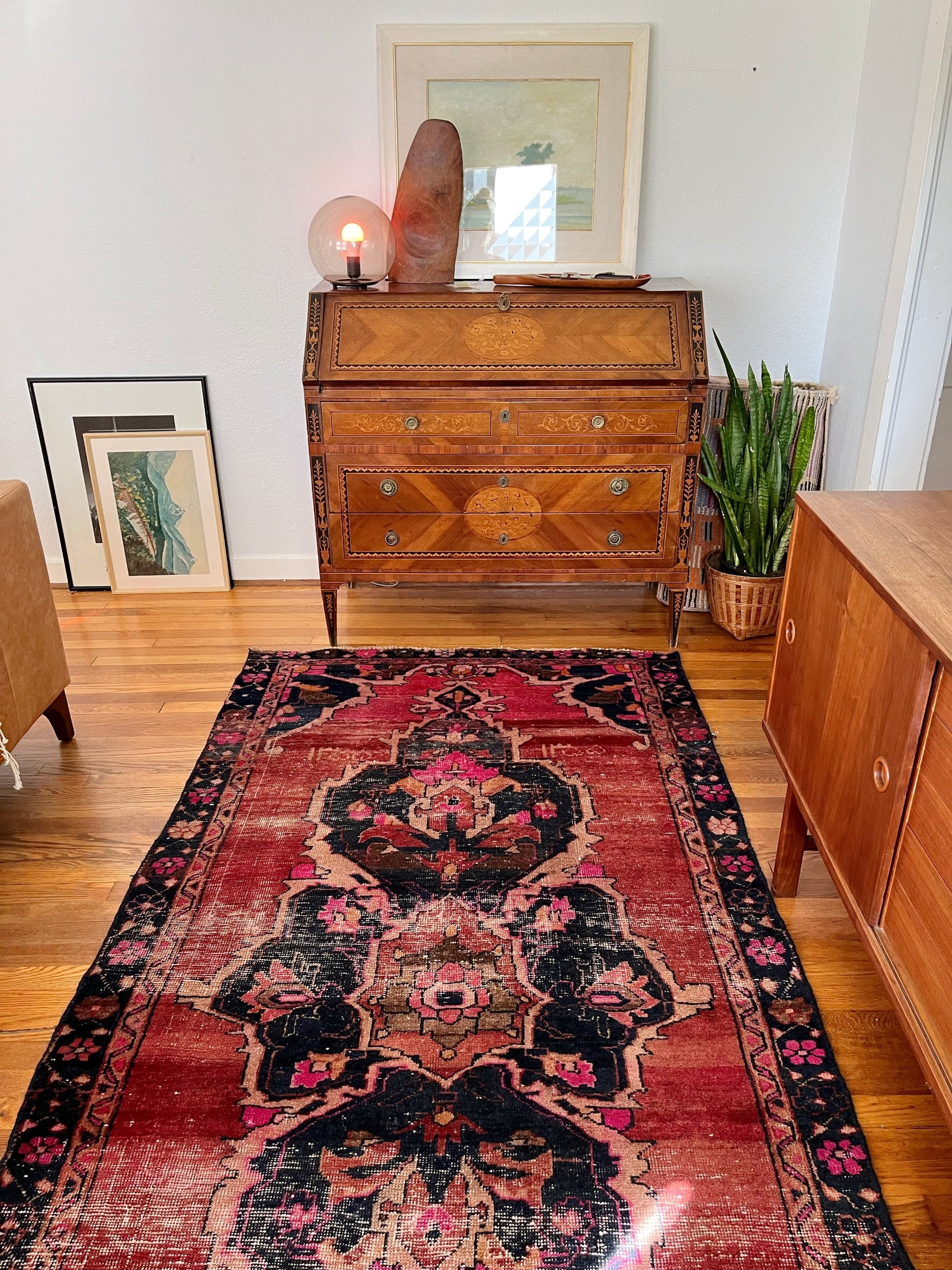 A cherished heirloom like the Lili Persian rug elegantly fits into any area