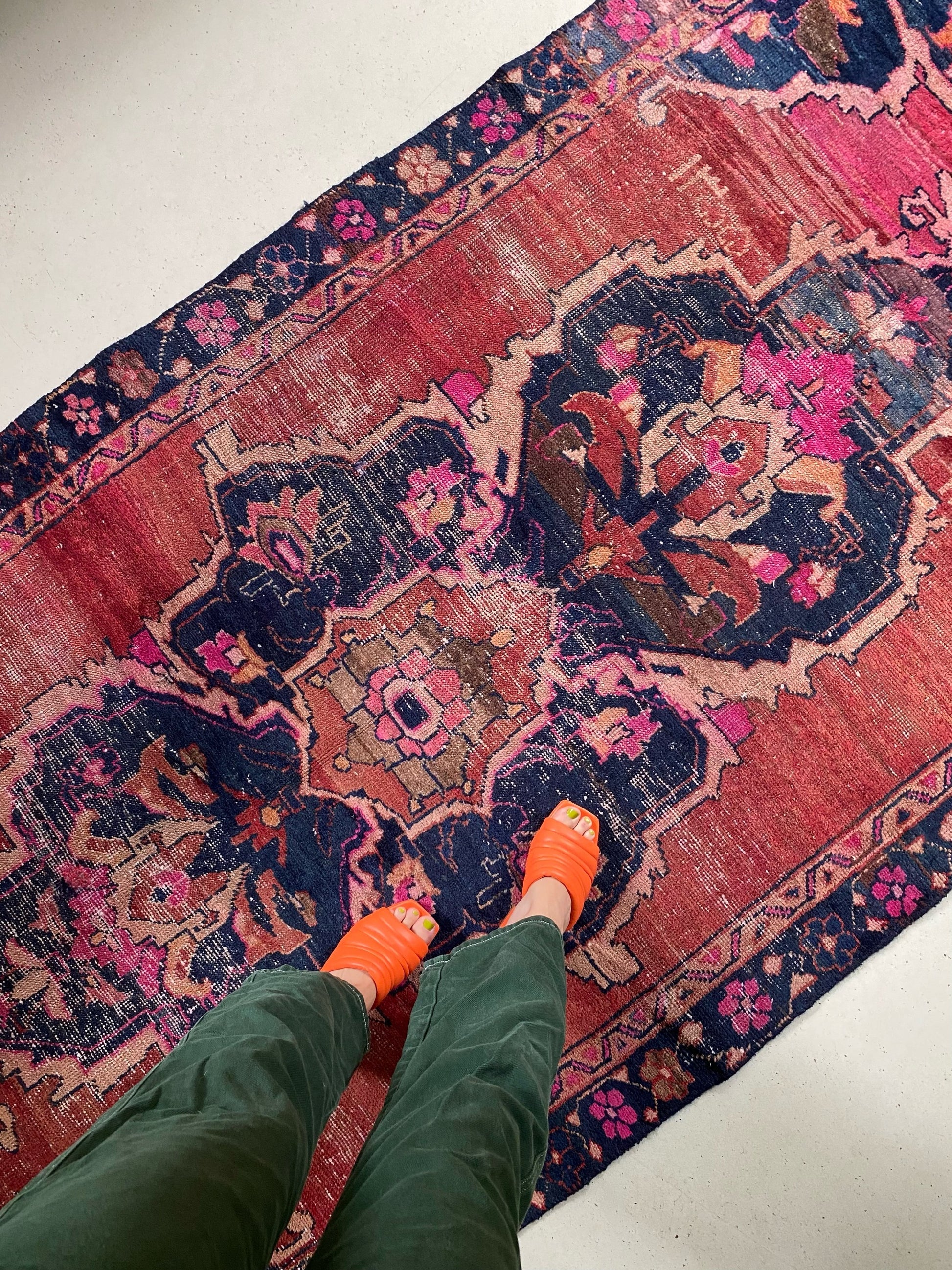 An antique treasure like the Lili Persian rug complements every space
