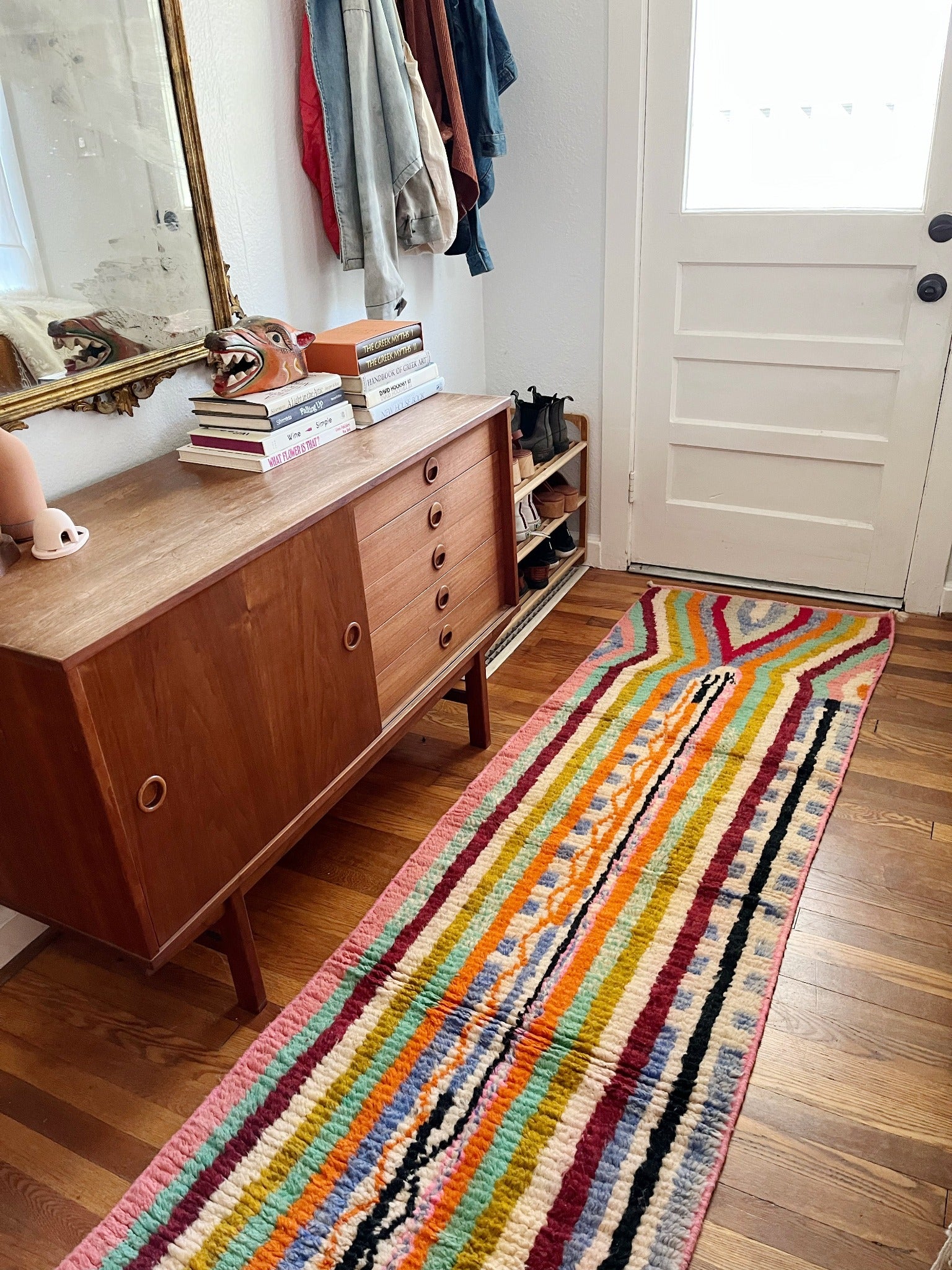 Style Syrah Moroccan Runner in the Entryway